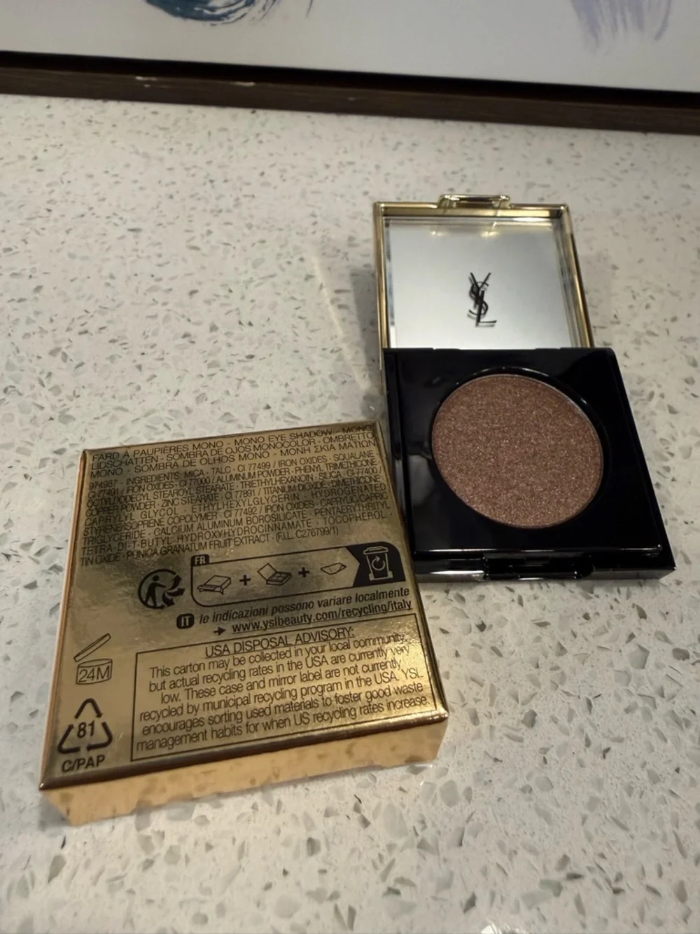 Yves Saint Laurent high shimmer